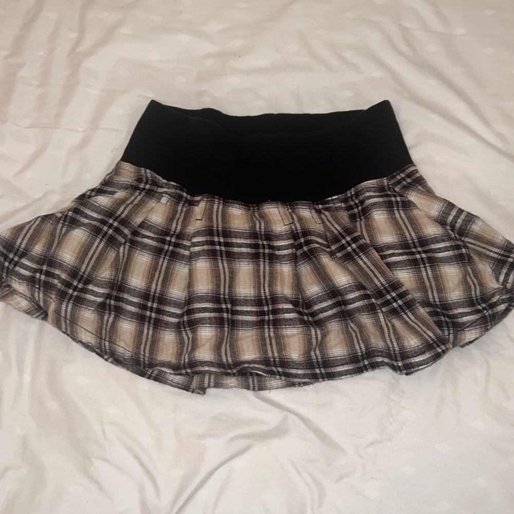 Max Rave Plaid Mini Skirt
